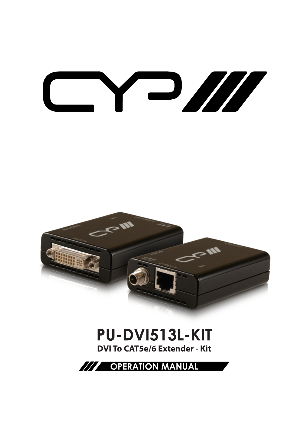 PU-DVI513L-KIT DVI to Cat5e/6 Extender - Kit