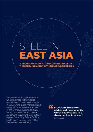 East Asia a Thorough Look at the Current State of the Steel Industry in the East Asian Region