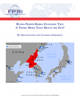 Russia-North Korea Economic Ties: Is There More Than Meets the Eye?