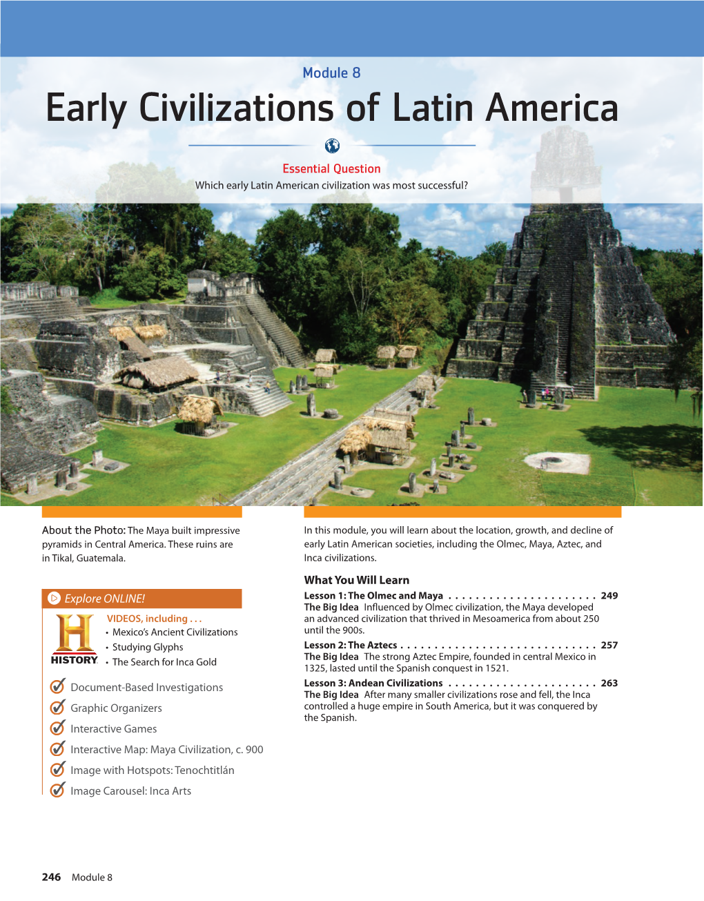 Early Civilizations of Latin America