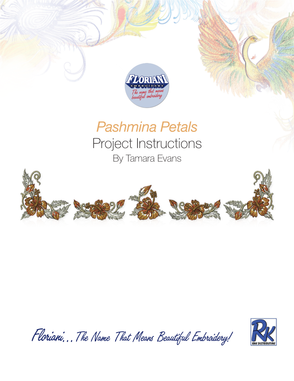Pashmina Petals Project Instructions by Tamara Evans
