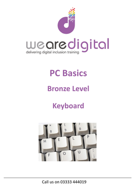 PC Basics Bronze Level