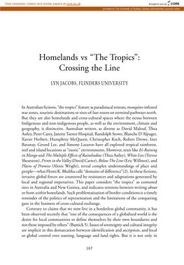 “The Tropics”: Crossing the Line