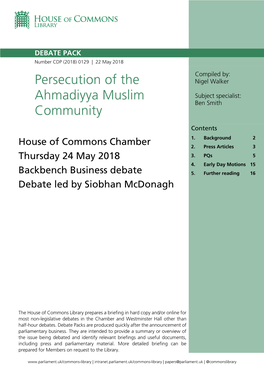 Persecution of the Ahmadiyya Muslim Community 3