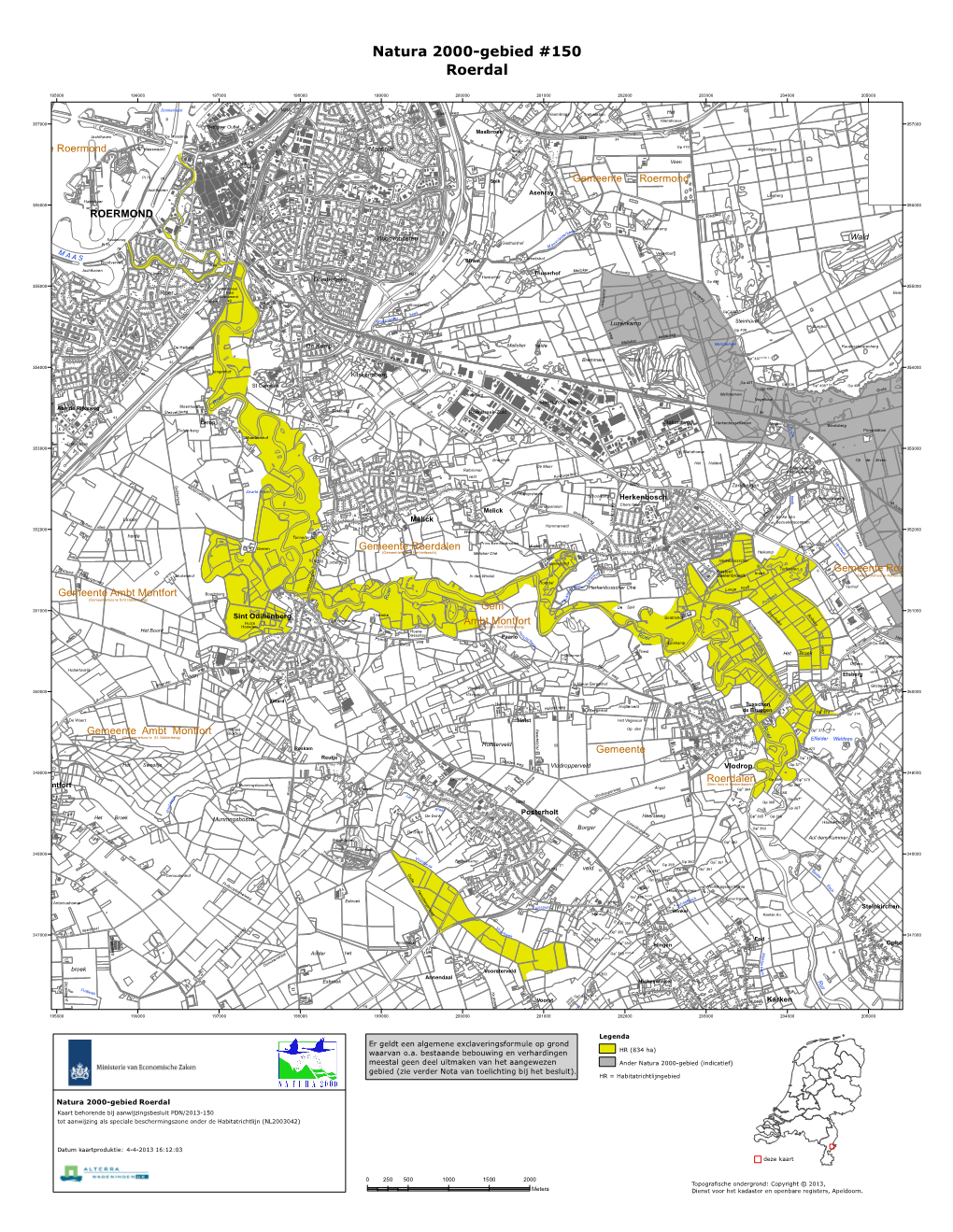 Natura 2000-Gebied #150 Roerdal