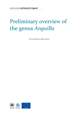 Preliminary Overview of the Genus Anguilla