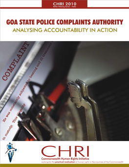 Goa State Police Complaints Authority (2010)
