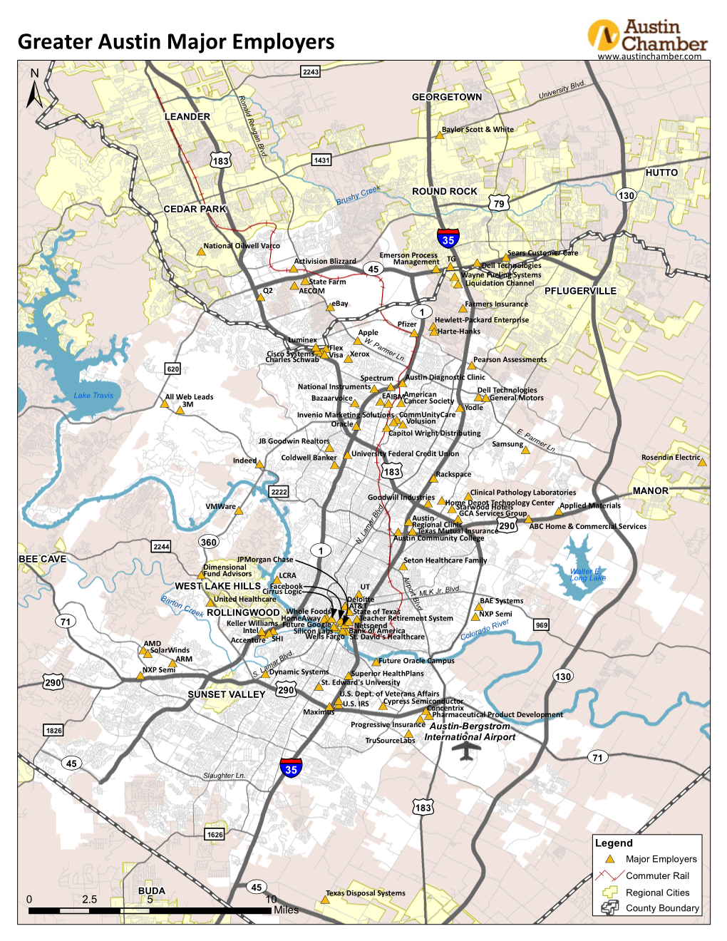 Greater Austin Major Employers 2243