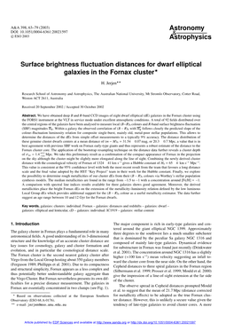 Surface Brightness Fluctuation Distances for Dwarf Elliptical Galaxies in the Fornax Cluster