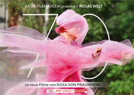 70 Neue Filme Von ROSA VON PRAUNHEIM 70 Rosa Von Praunheim in DER FRÖHLICHE SERIENMÖRDER ROSAS WELT: 70 FILME