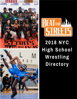 2018 NYC High School Wrestling Directory