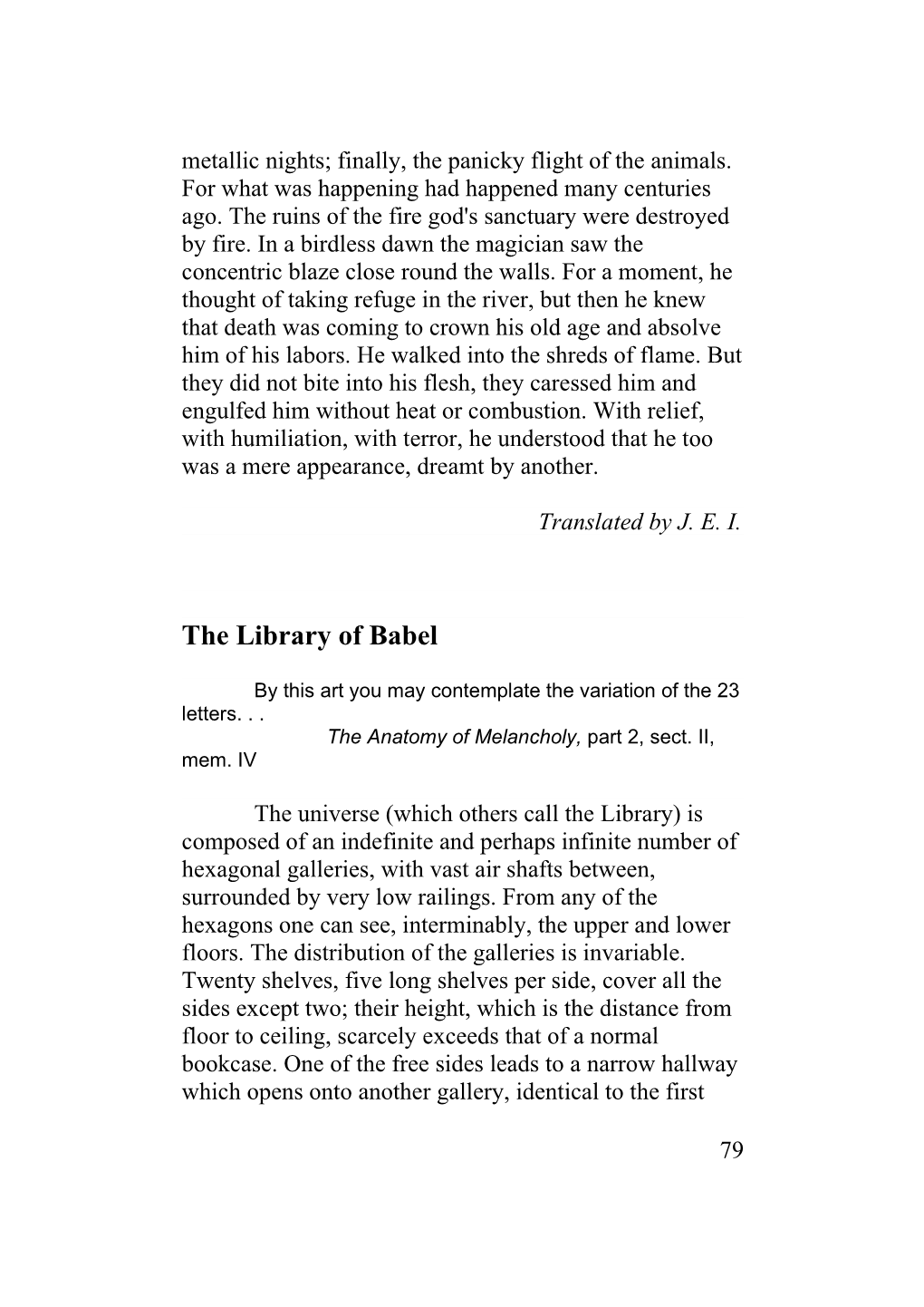 The Library of Babel