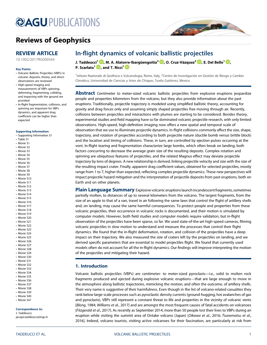 In-Flight Dynamics of Volcanic Ballistic Projectiles