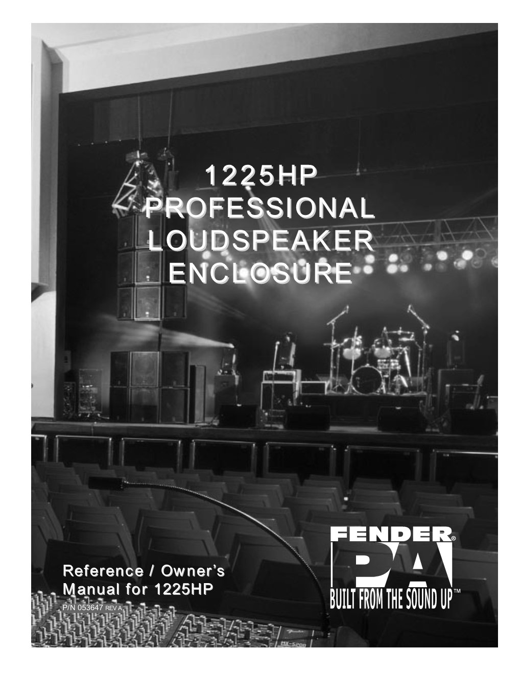 1225Hp Professional Loudspeaker Enclosure