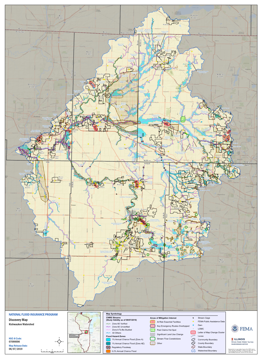 Discovery Map for Kishwaukee River Watershed