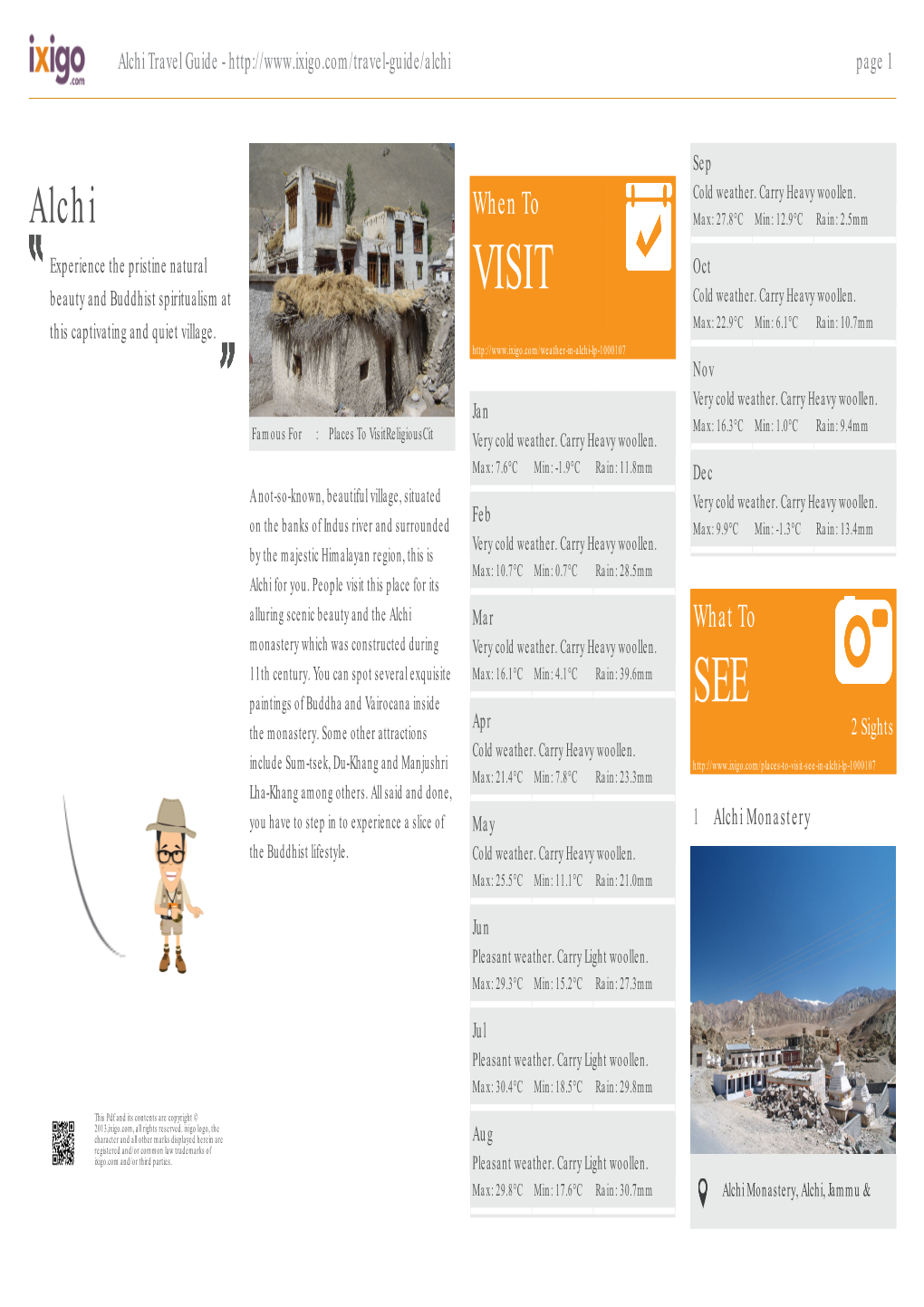 Alchi Travel Guide - Page 1