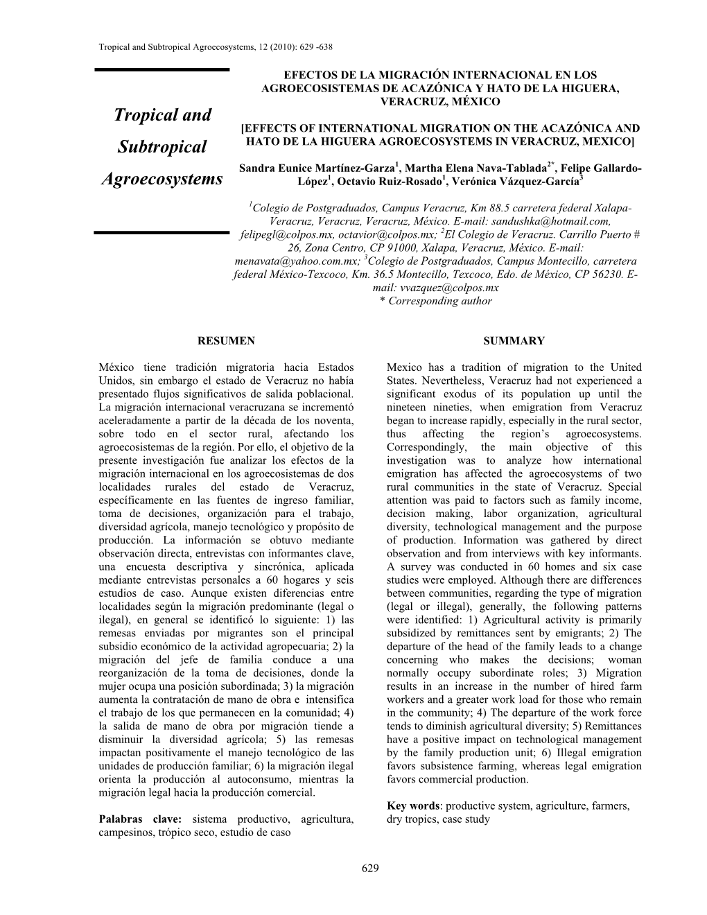 EFFECTS of MIGRATION INTERNATIONAL in The