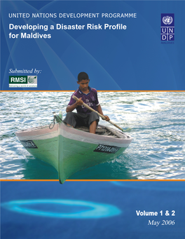 Developing a Disaster Risk Profile for Maldives
