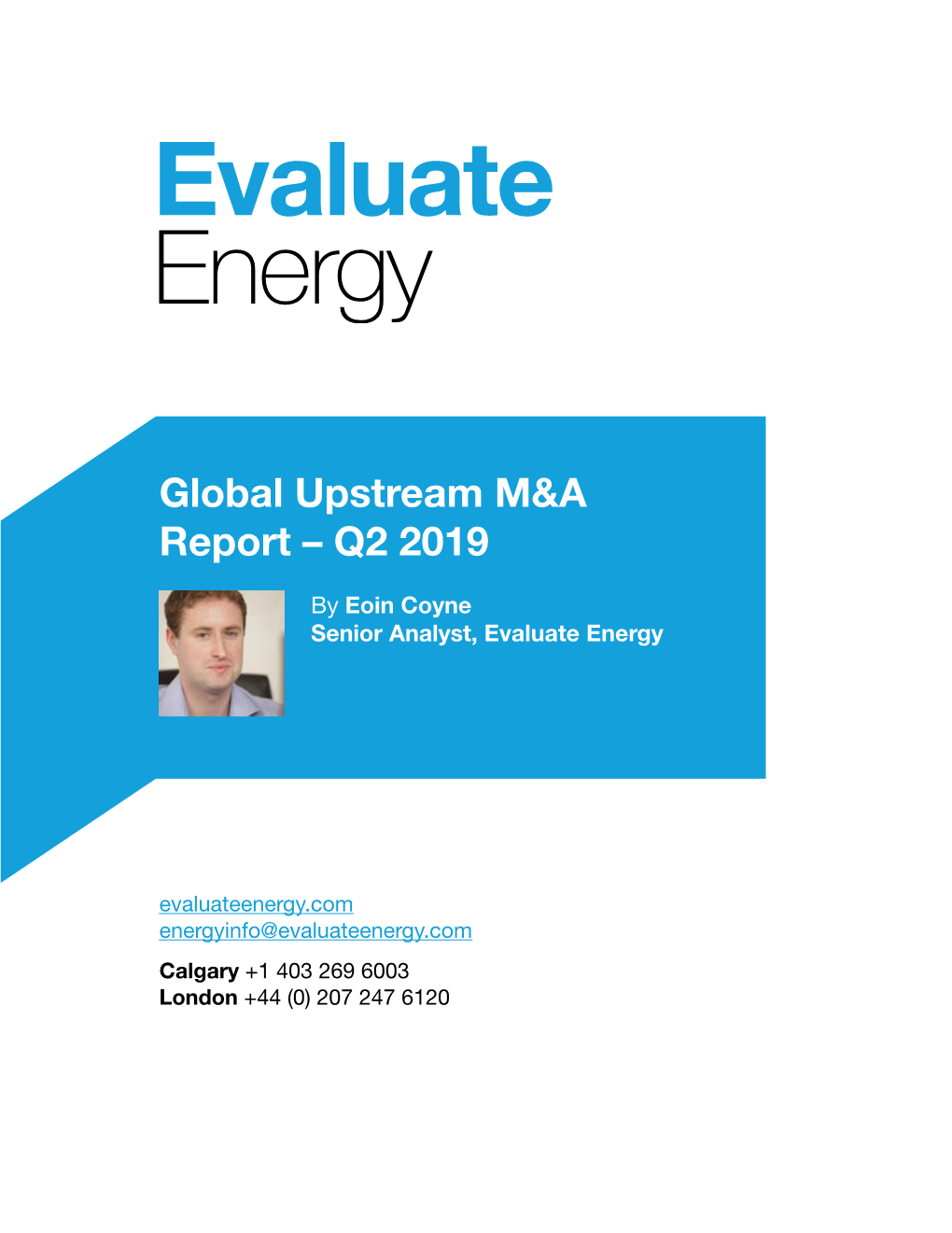 Global Upstream M&A Report – Q2 2019