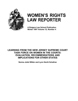 WOMEN's RIGHTS LAW REPORTER [Vol