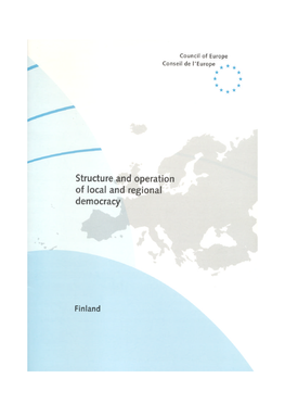 Structure and Operation of Local and Regional Democracy