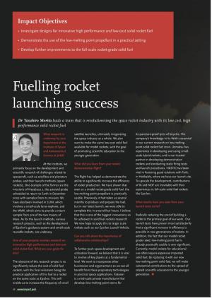 Research on Innovative High Performance and Low-Cost Solid Rocket Fuel