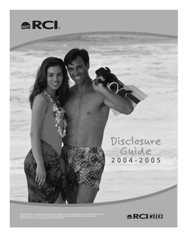 Disclosure Guide 2004-2005