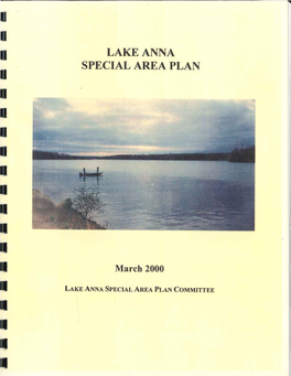 Lake Anna Special Area Plan I