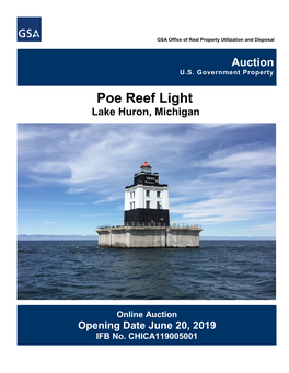 Poe Reef Light Lake Huron, Michigan
