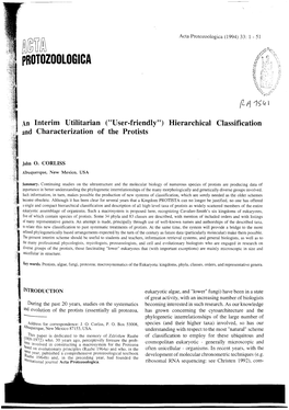 Protozoologica (1994) 33: 1 - 51