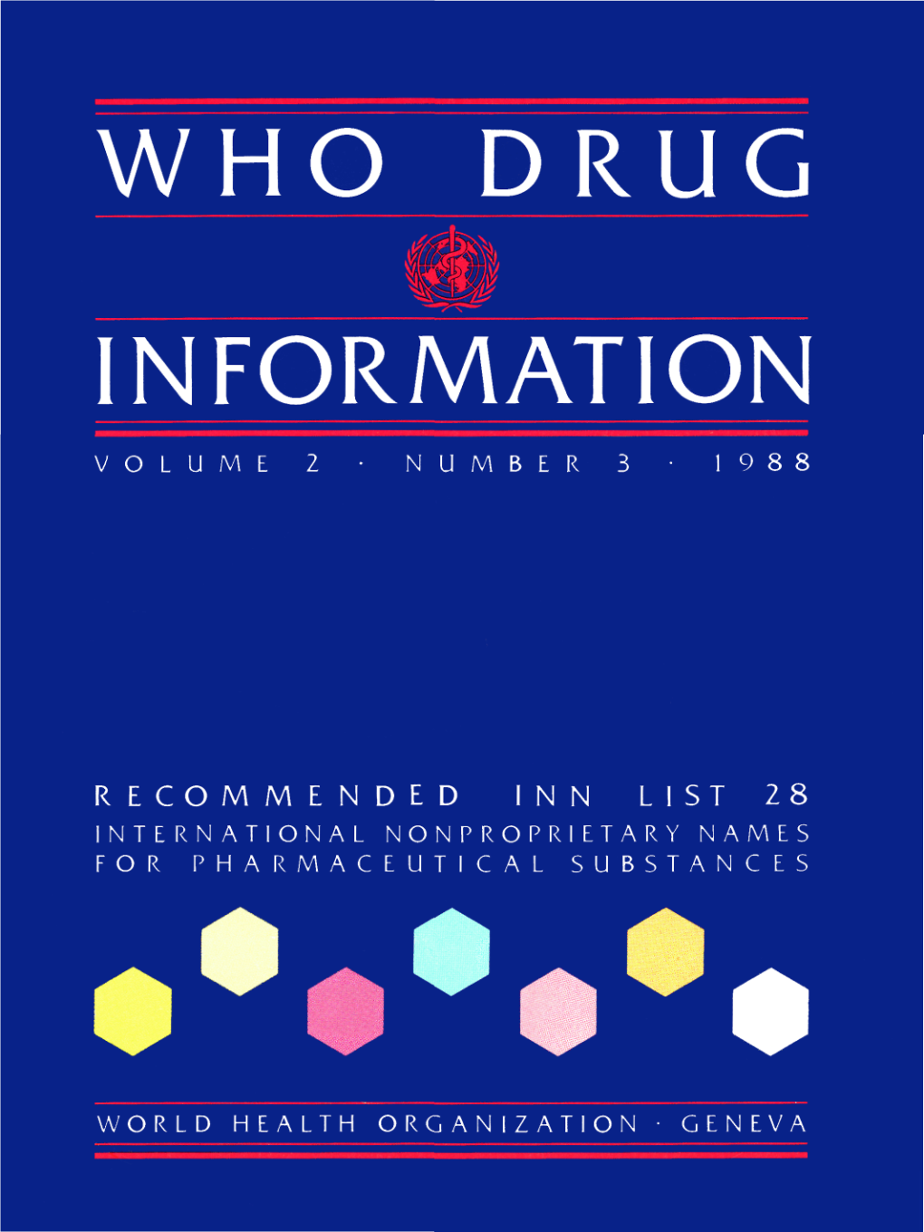 WHO Drug Information Vol. 02, No. 3, 1988