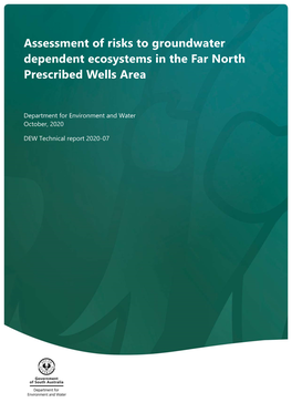 Assessment of Risks to Groundwater Dependent Ecosystems in the Far North Prescribed Wells Area