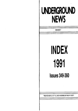 Underground News Index 1991