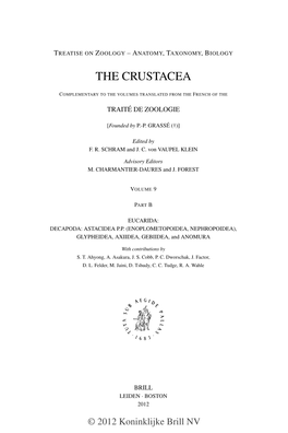 The Crustacea