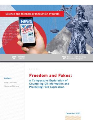 Freedom and Fakes: Authors a Comparative Exploration of Nina Jankowicz Countering Disinformation and Shannon Pierson Protecting Free Expression