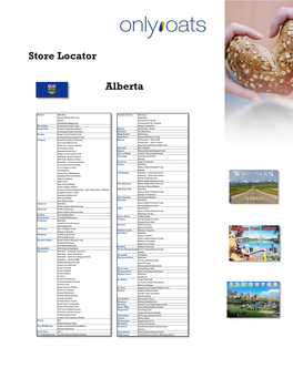 Store Locator Alberta