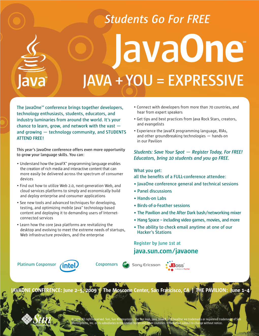 Javaone Flyer