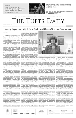 The Tufts Daily Volume Lxxvi, Issue 12