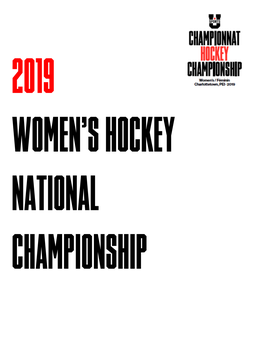 Women's HOCKEY National Championship