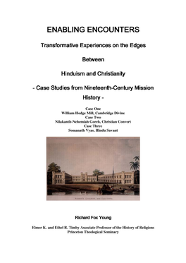 Enabling Encounters: Transformative Experiences on the Edges Between Hinduism and Christianity