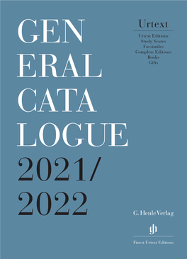 General Catalogue 2021/2022