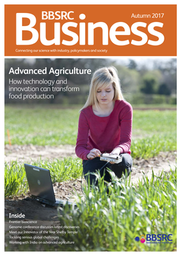 BBSRC Business Autumn 2017 in This Issue