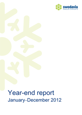 Year-End Report January–December 2012 Year-End Report January–December 2012
