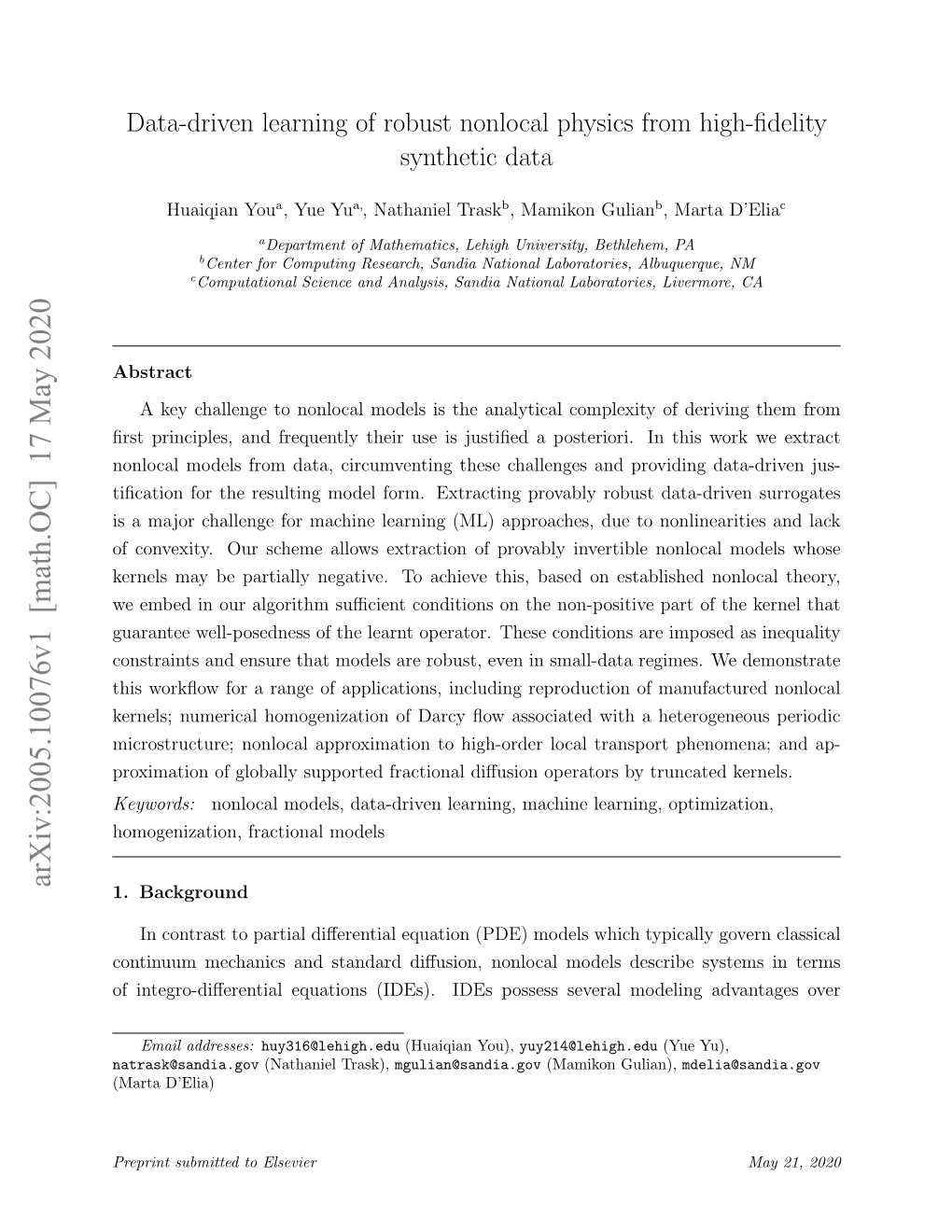 Data-Driven Learning of Robust Nonlocal Physics from High-Fidelity