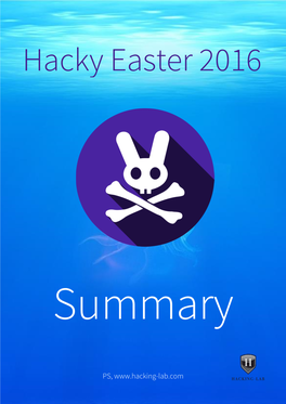 Hacky Easter 2016 Solutions