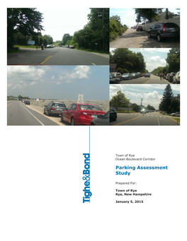 Final Parking Assessment Study