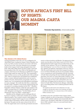 Our Magna Carta Moment
