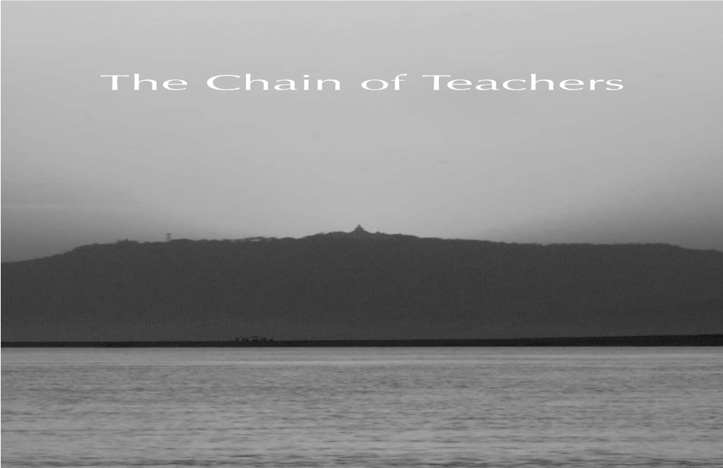 The Chain of Teachers This Ebook Is Offered Freely