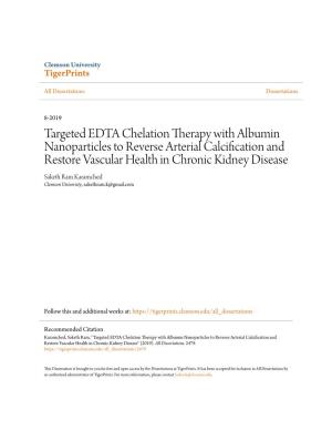 Targeted EDTA Chelation Therapy with Albumin Nanoparticles To