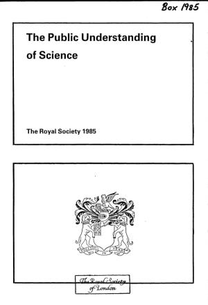 Royal Society, 1985